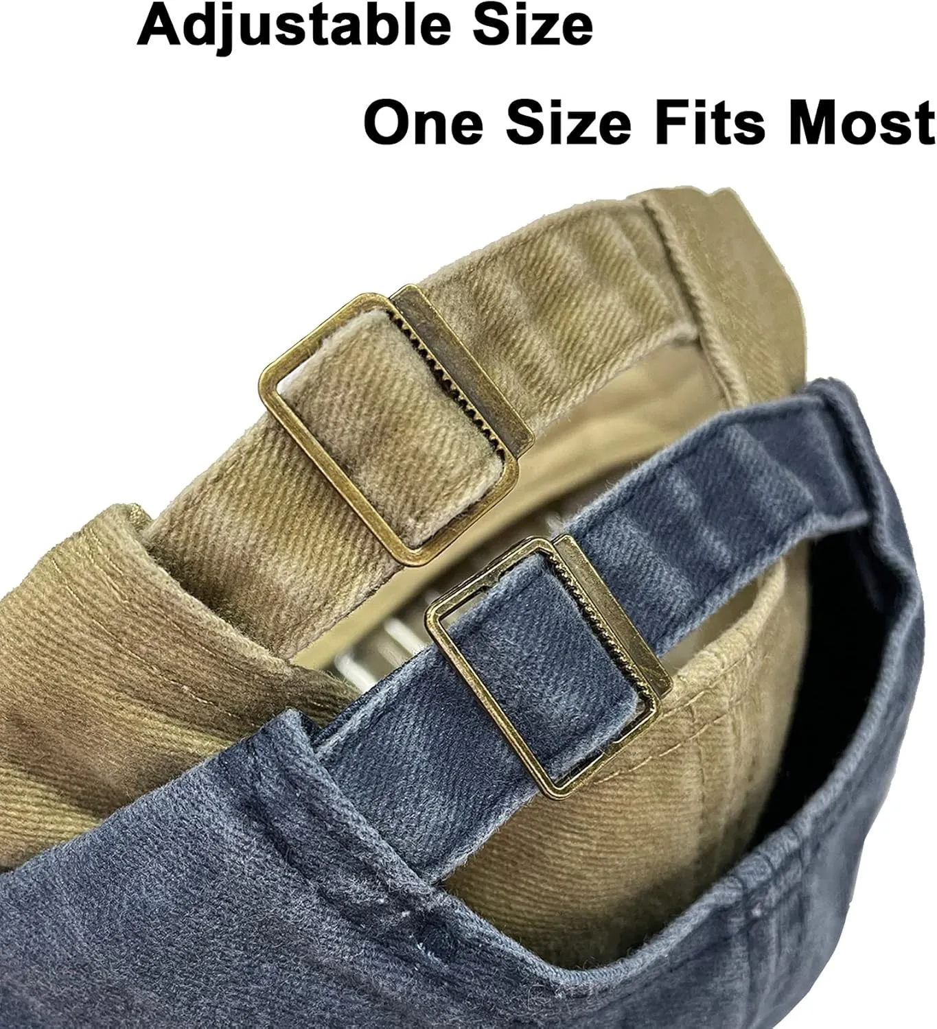 PFFY 2 Packs Vintage Washed Distressed Baseball Cap Golf Dad Hat for Men Women