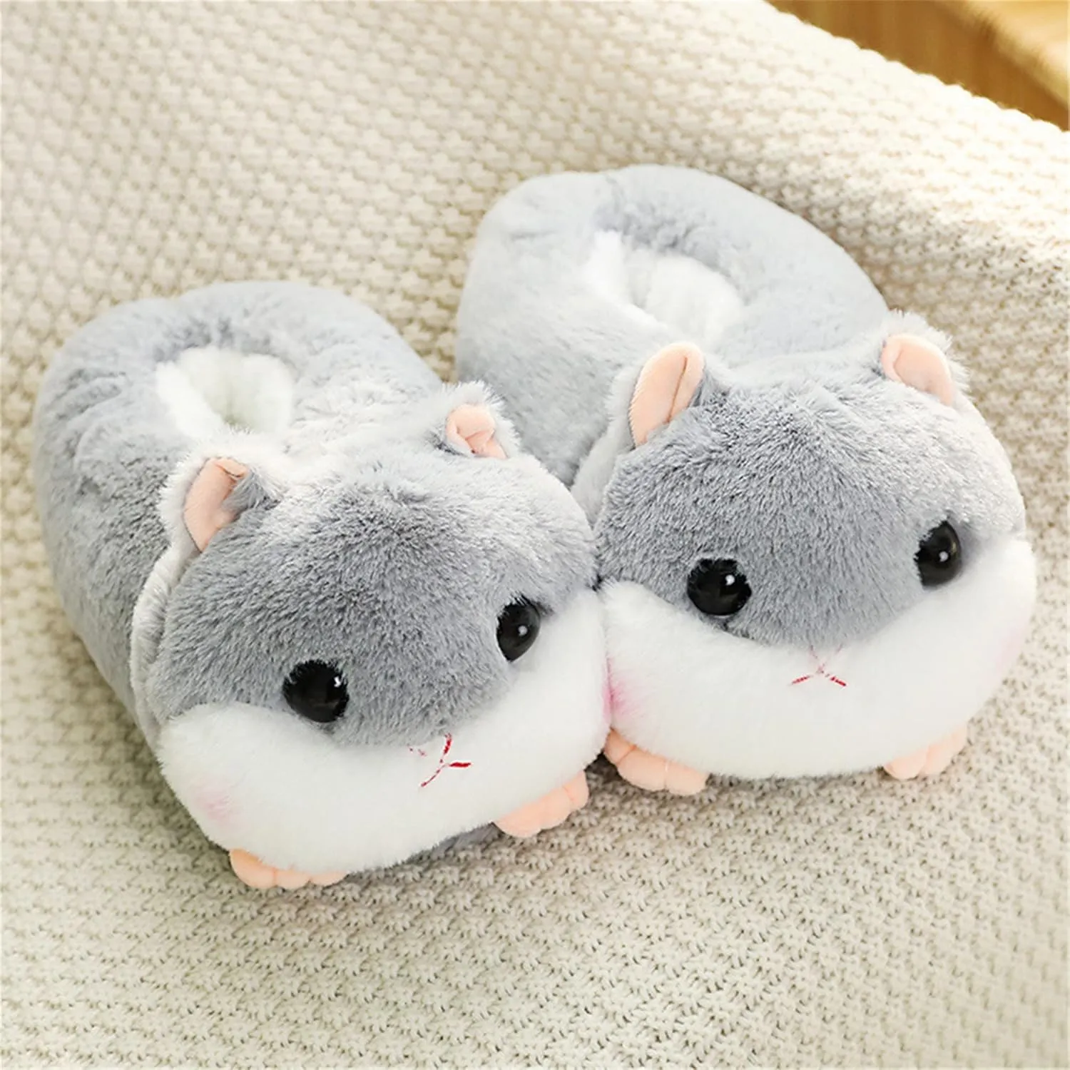 Pig Animal Warm Winter Home Women's Hamster Shark Slippers