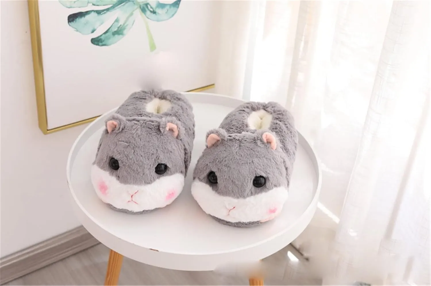 Pig Animal Warm Winter Home Women's Hamster Shark Slippers