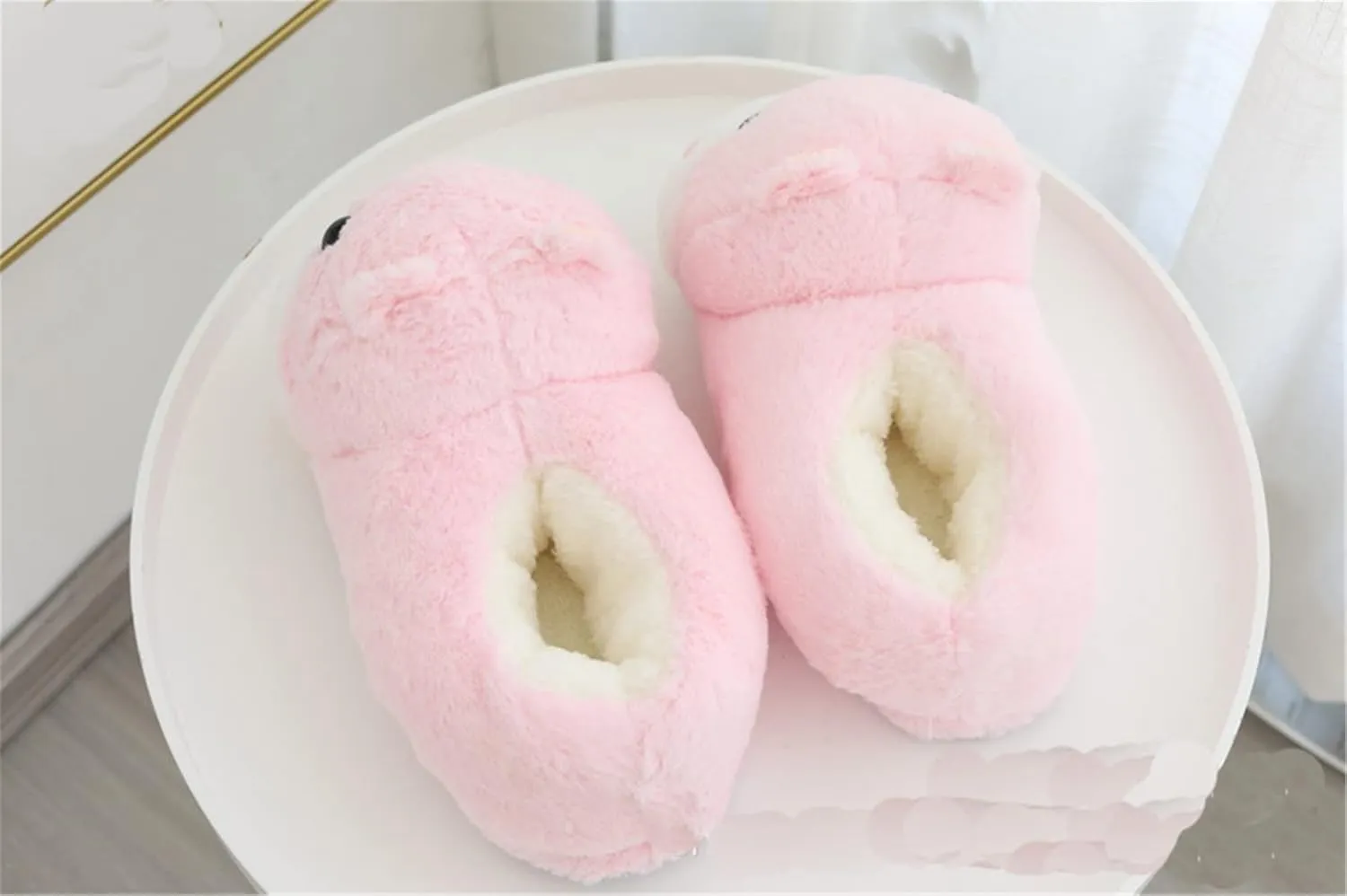 Pig Animal Warm Winter Home Women's Hamster Shark Slippers