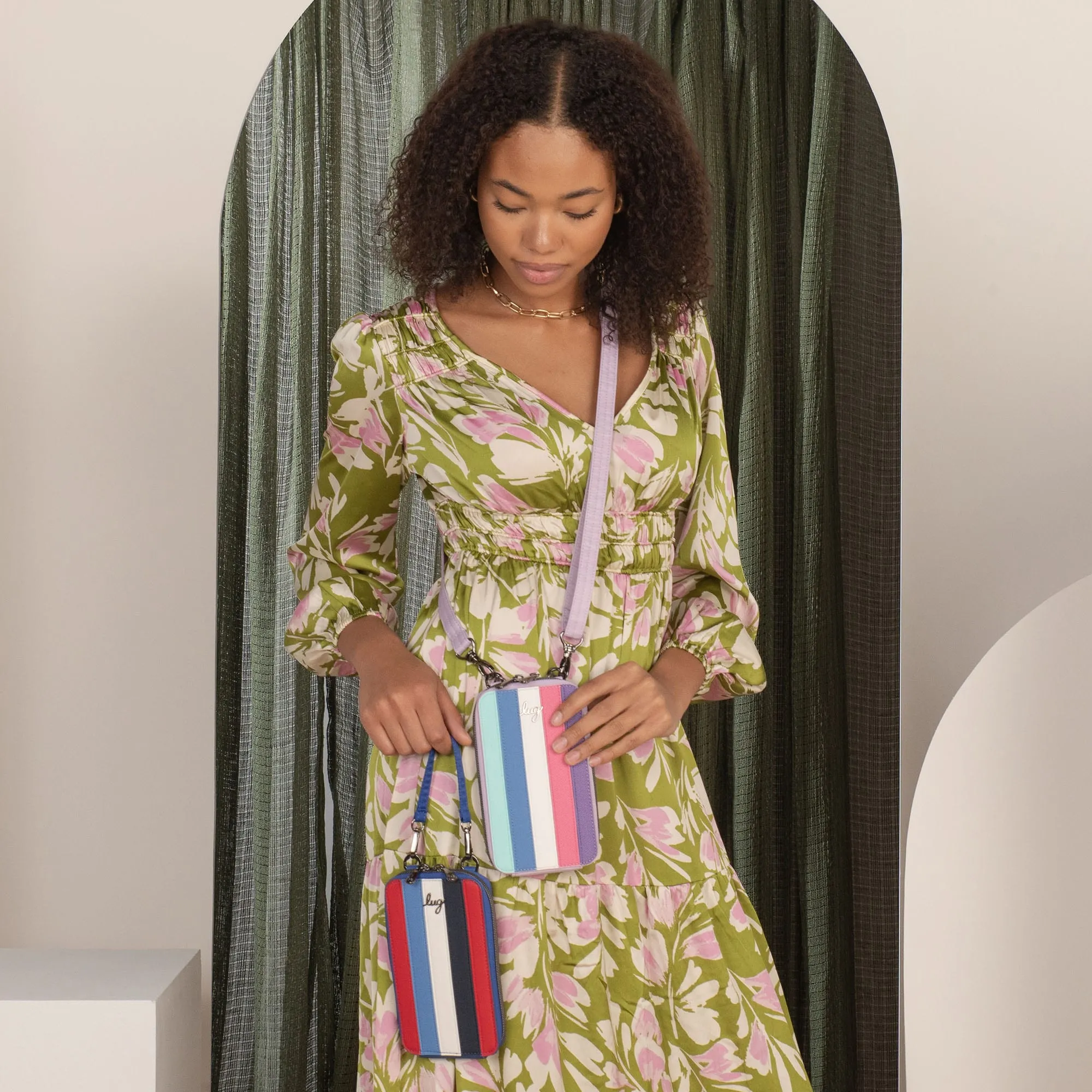 Pike Matte Luxe VL RFID Crossbody Bag