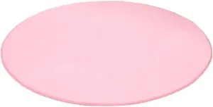 Pink Soft Plush Round Tent Carpet Toy for Princess Castle Playhouse Decor - 39.37inch Diameter Plush Rug Pad for Kids Camping Indoors and Outdoors