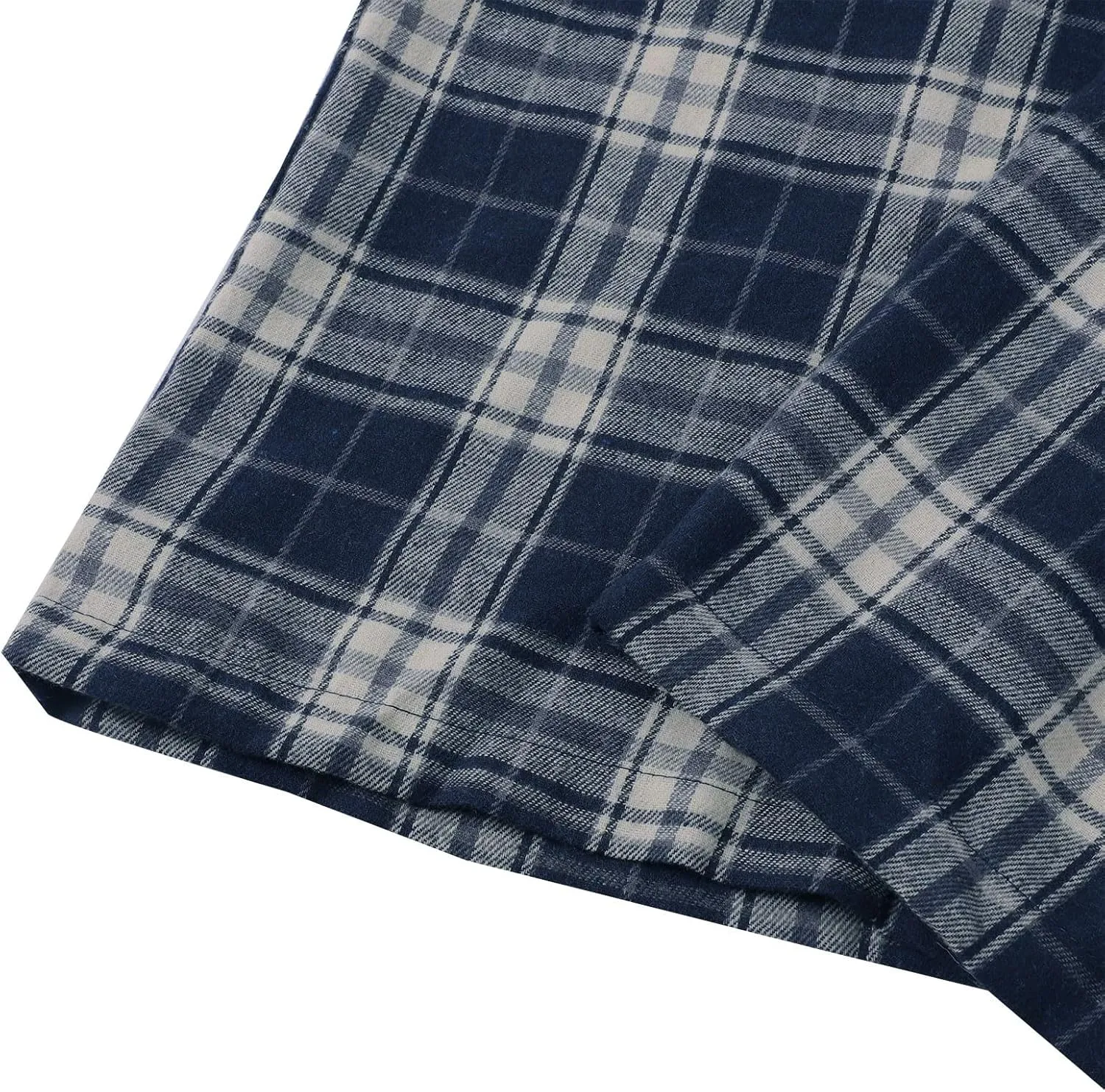 Plaid Pajama Pants for Men Lounge Soft Cotton Drawstring Loose Sleep Pants Summer Checkered PJ Bottoms with Pockets