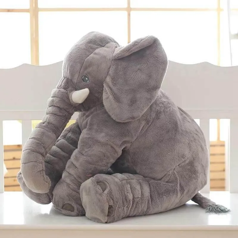 Plush Elephant Pillow - Infant Cuddle Buddy