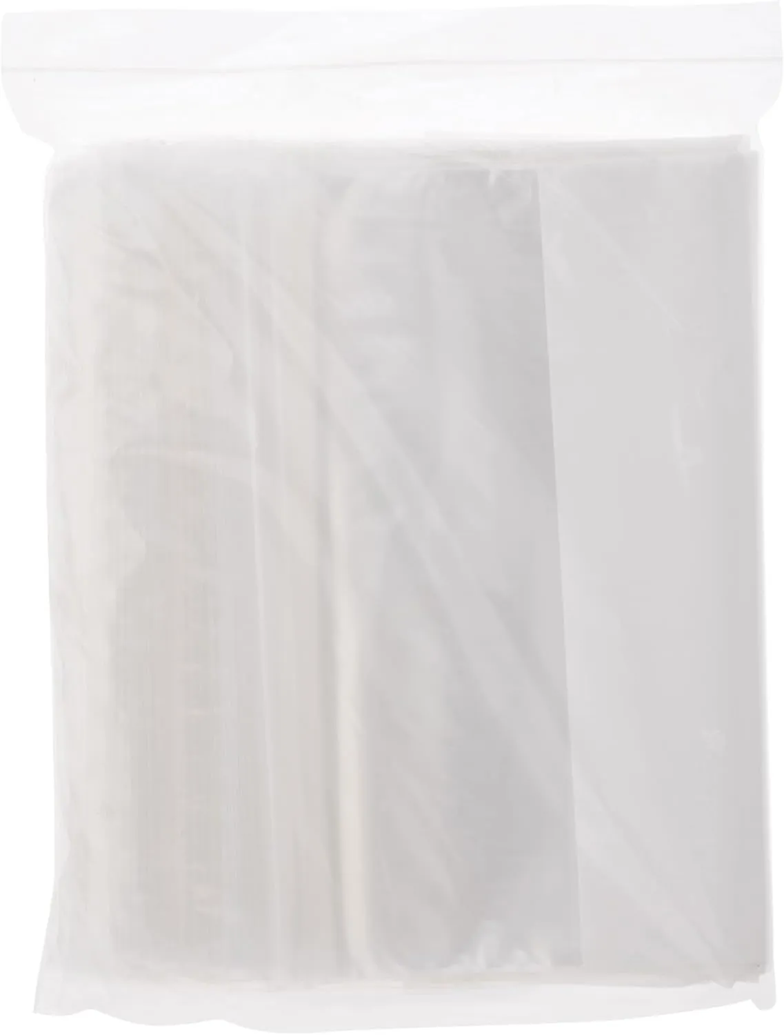 Plymor 10" x 15" (Pack of 100), 2 Mil White-Block Zipper Reclosable Plastic Bags