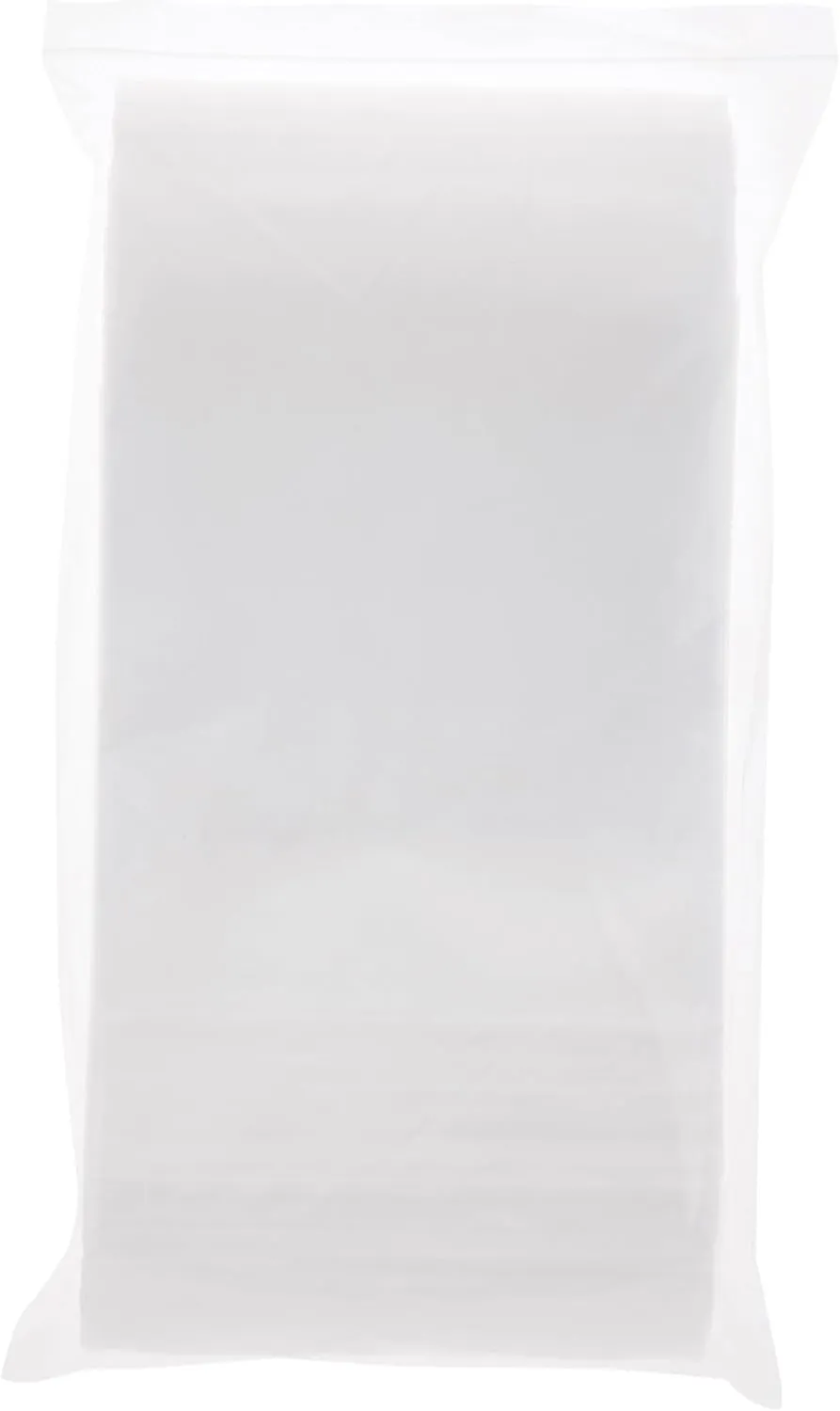 Plymor 8" x 12" (Pack of 100), 6 Mil Industrial Duty Zipper Reclosable Plastic Bags