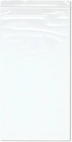 Plymor 8" x 15" (Pack of 100), 2 Mil Zipper Reclosable Plastic Bags