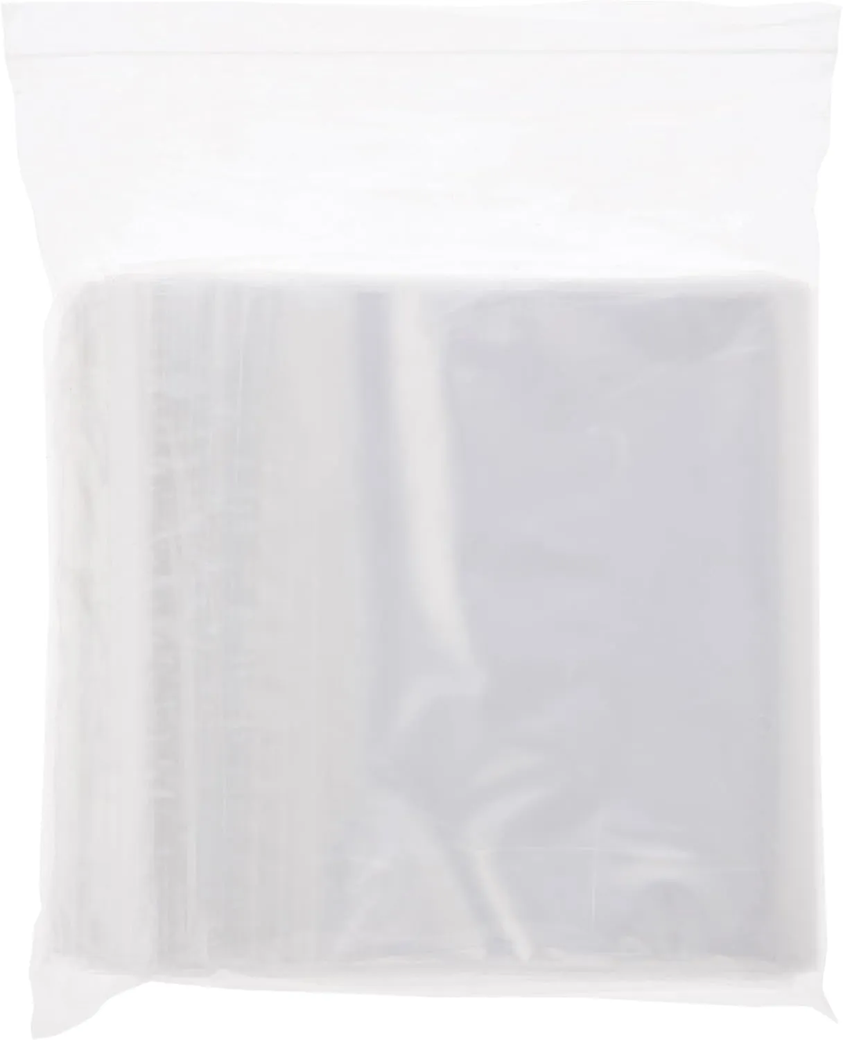 Plymor 8" x 15" (Pack of 100), 2 Mil Zipper Reclosable Plastic Bags