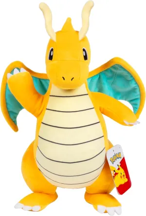 Pokémon 12" Dragonite Plush - Officially Licensed - Generation 1 Dratini & Dragonair Evolution - Authentic Soft Stuffed Animal Toy Figure - Gift for Kids, Boys, Girls - 2 