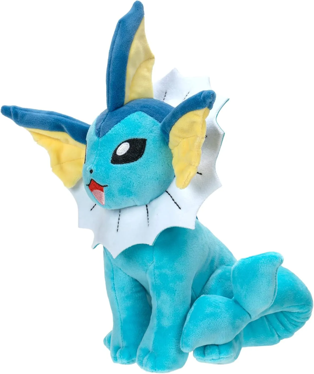 Pokémon 8-Inch Vaporeon Plush - Adorable, Ultra-Soft, Plush Toy, Perfect for Playing & Displaying - Gotta Catch ‘Em All
