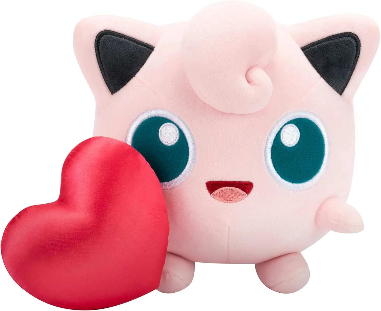 Pokémon Father's Day 8" Jigglypuff Plush w/Heart Emoji Accessory - 2025 Limited Edition - Officially Licensed - Authentic Soft Stuffed Animal Toy Figure - Gift for Kids, Boys, Girls, Women, Men, Dad