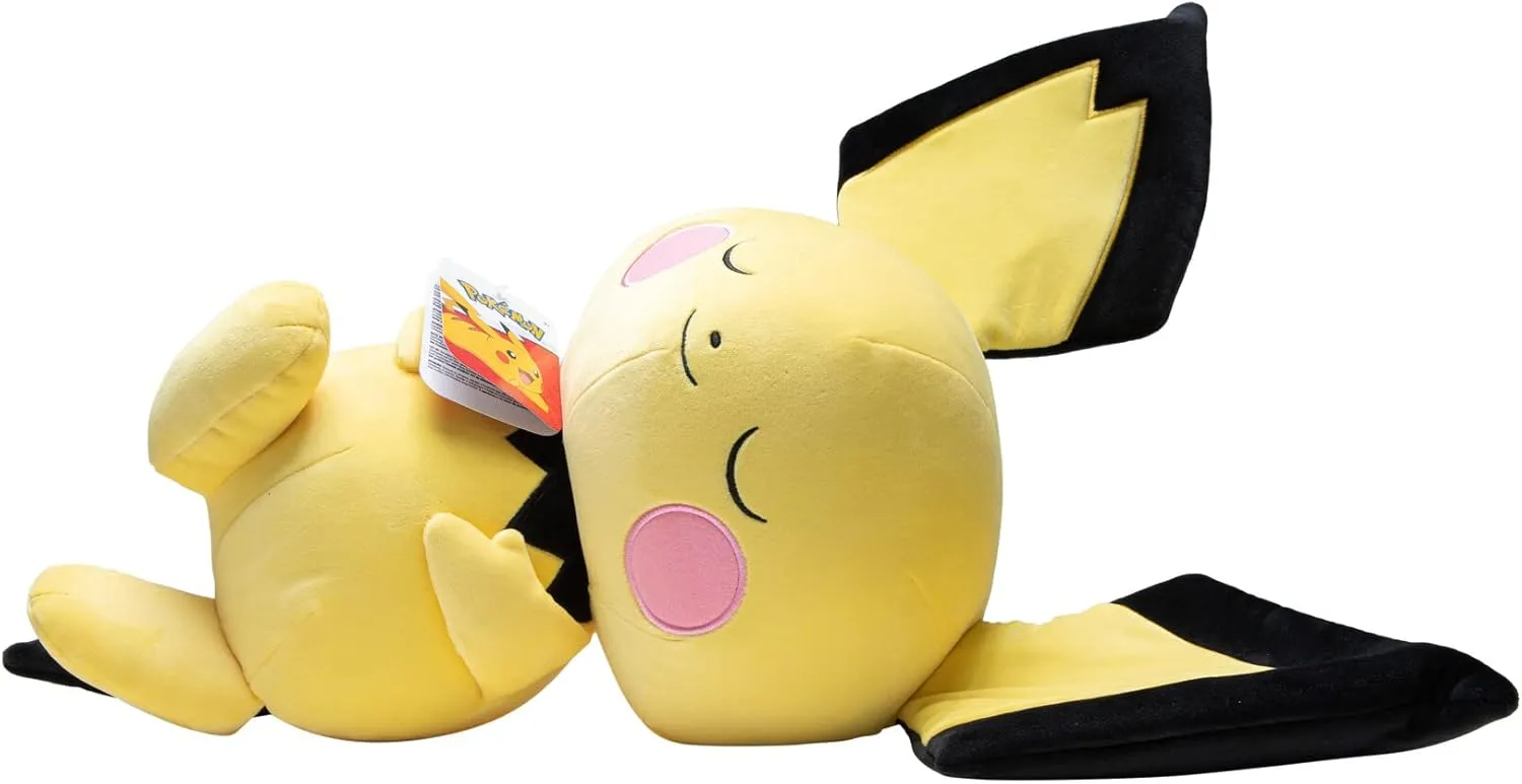 Pokémon PKW3113 Sleeping Pichu Soft Toy 45 cm