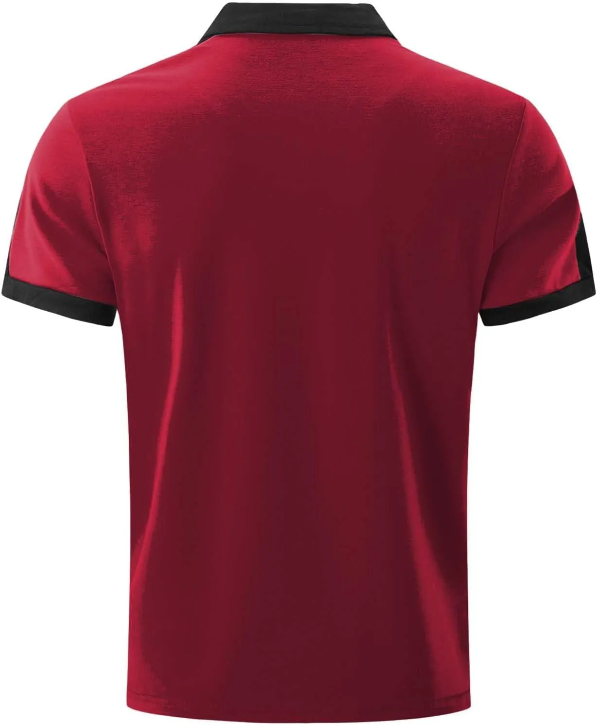 Polo Shirts for Men Casual Short Sleeve Dress Golf Fashion Big and Tall Polos Tshirts Button Down Business Slim Fit Shirt