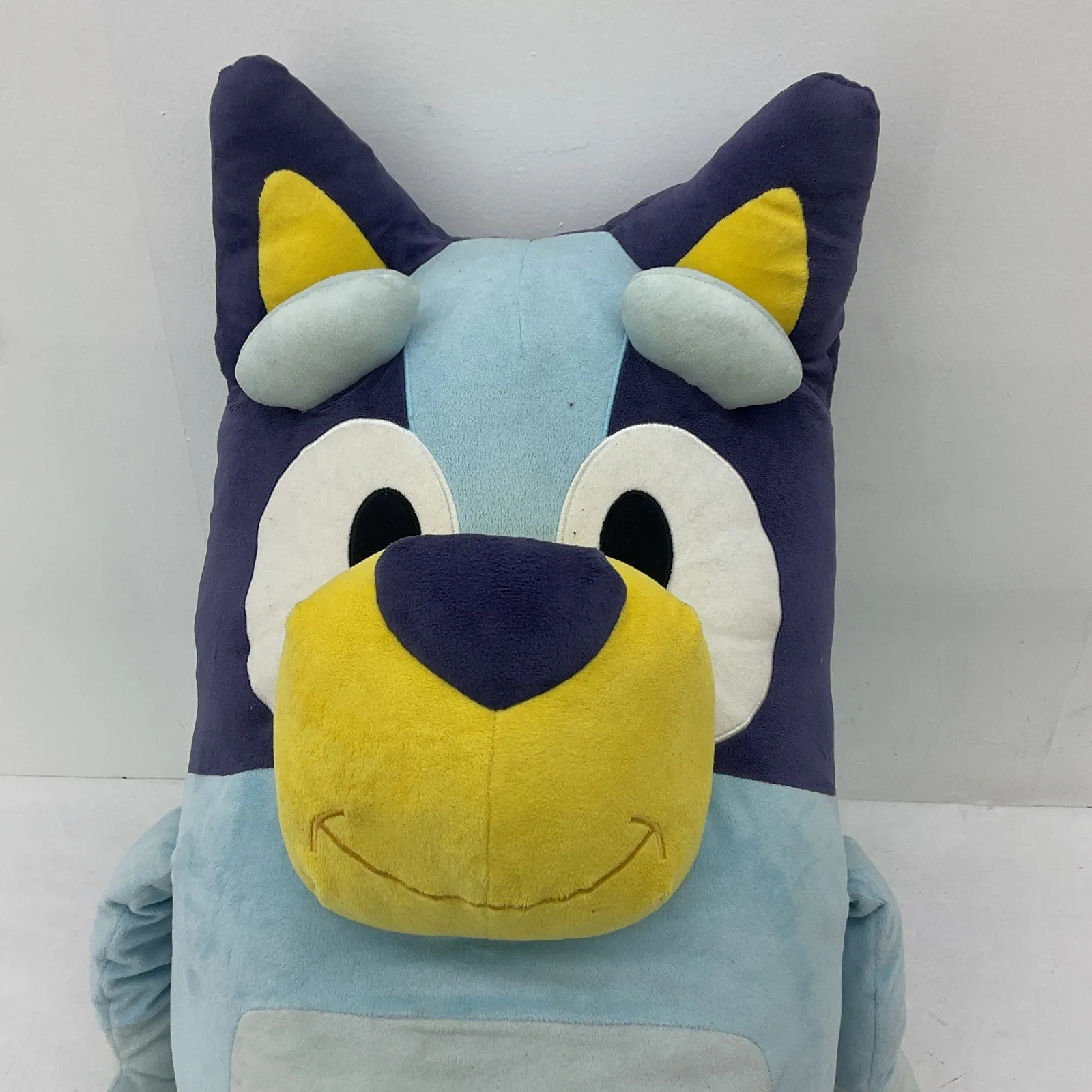Preowned Huge Jumbo Large Bluey Character Dog Cartoon Plush Doll Stuffed Animal