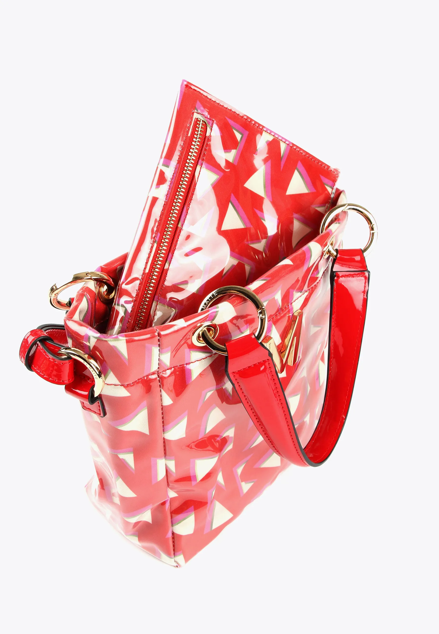Printed crossbody bag
