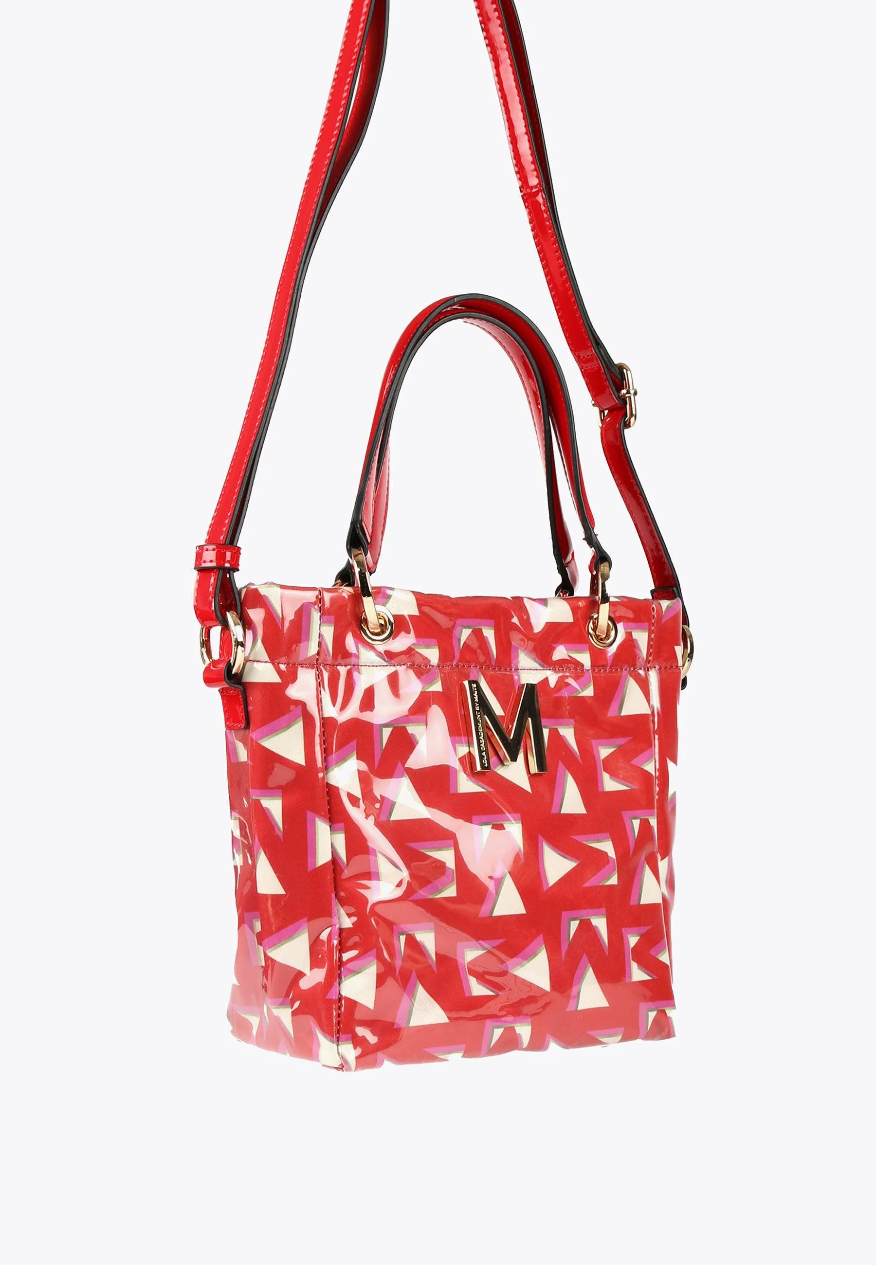Printed crossbody bag