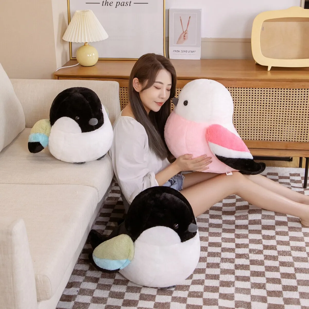 Puffy Vibrant Bird Plushies