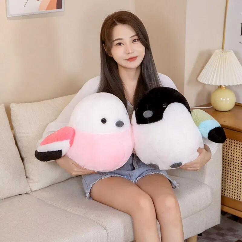 Puffy Vibrant Bird Plushies