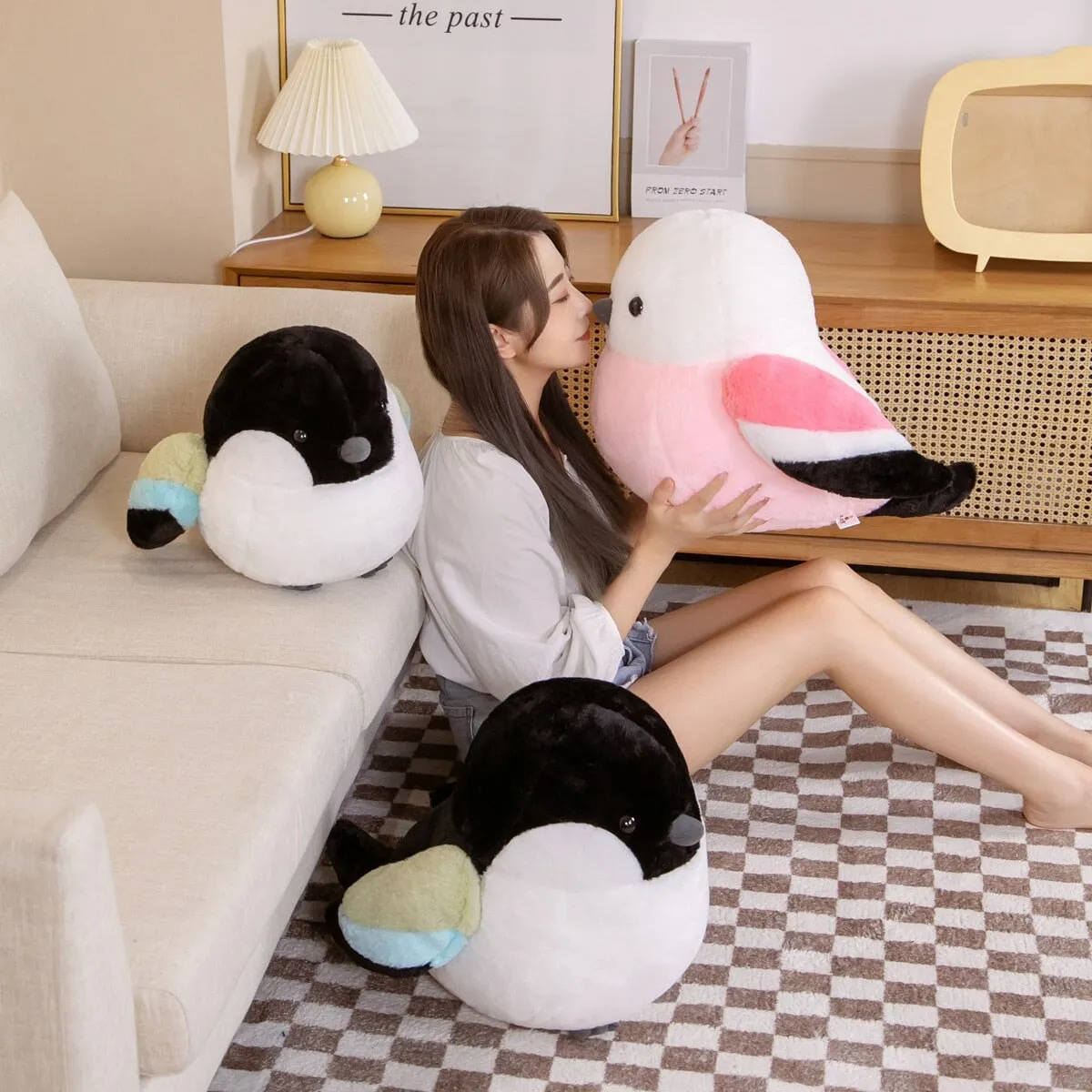 Puffy Vibrant Bird Plushies