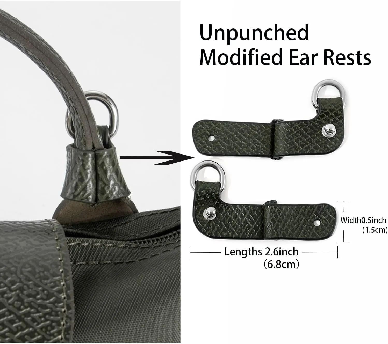 Purse Strap Leather Purse Crossbody Adjustable Shoulder Strap for Suitable for Long Champ Handbags