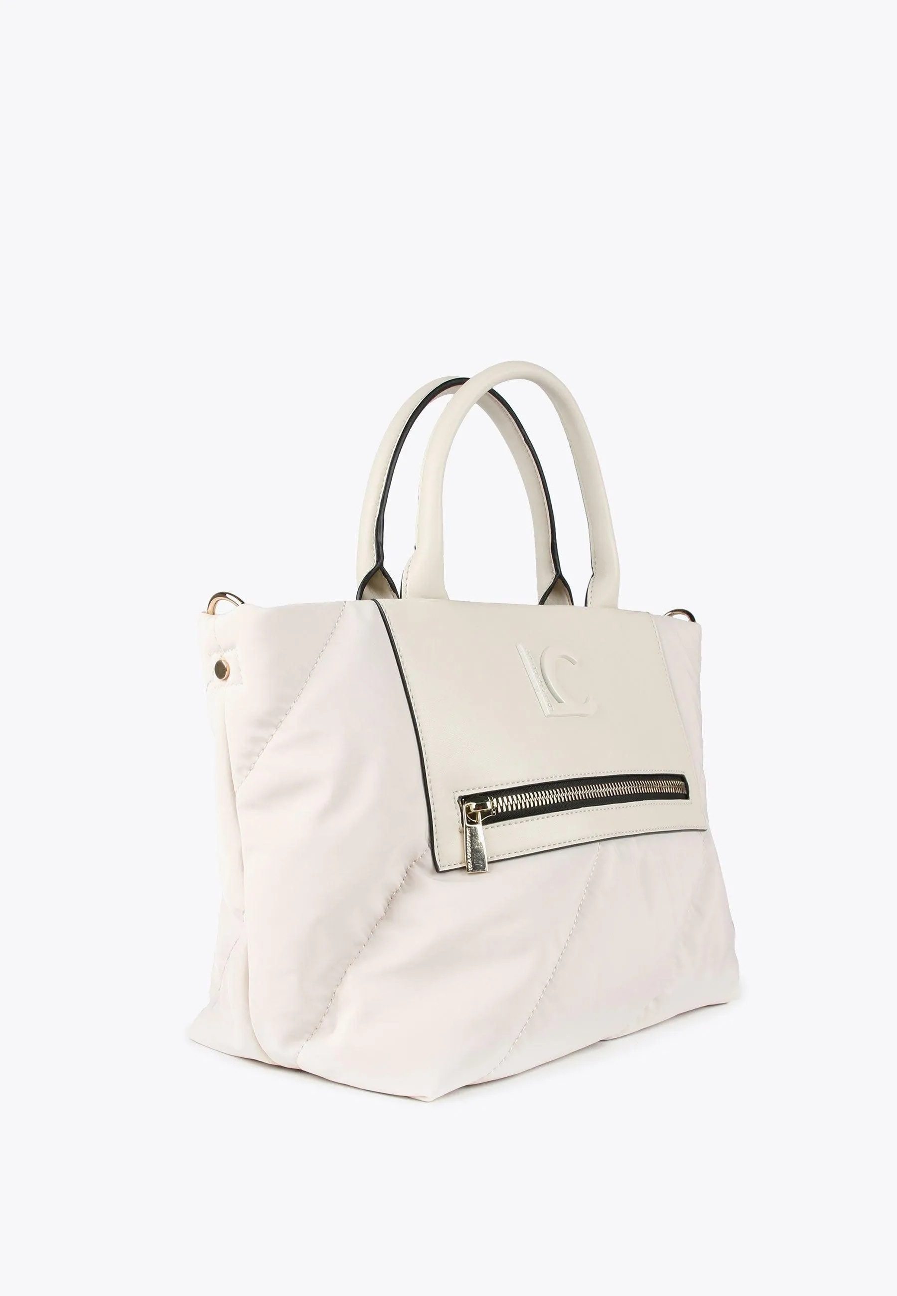 Quilted tote bag