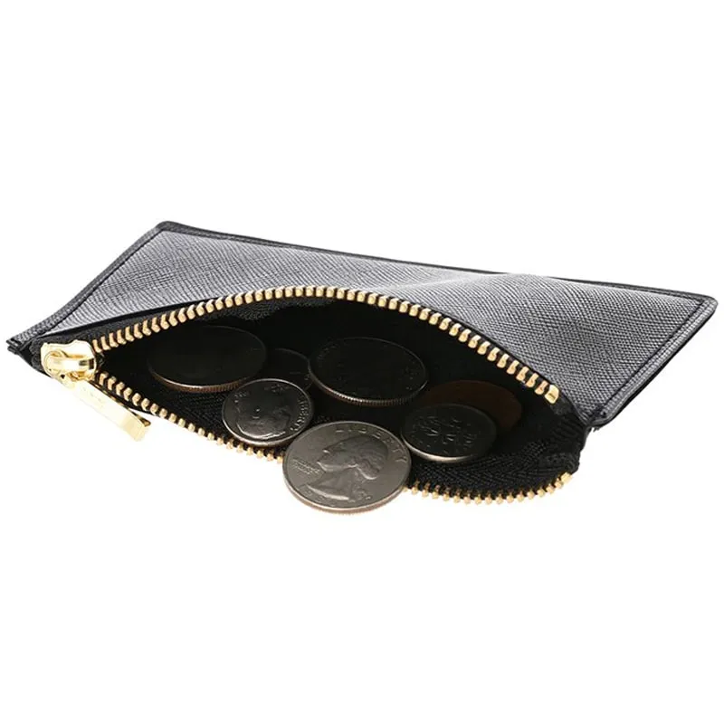 Quitterie Zip Card Case – Black