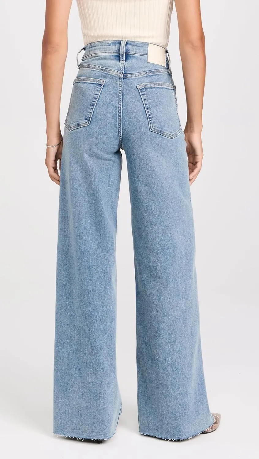 rag & bone Women's Flexi Sofie High Rise Full Length Wide Jeans