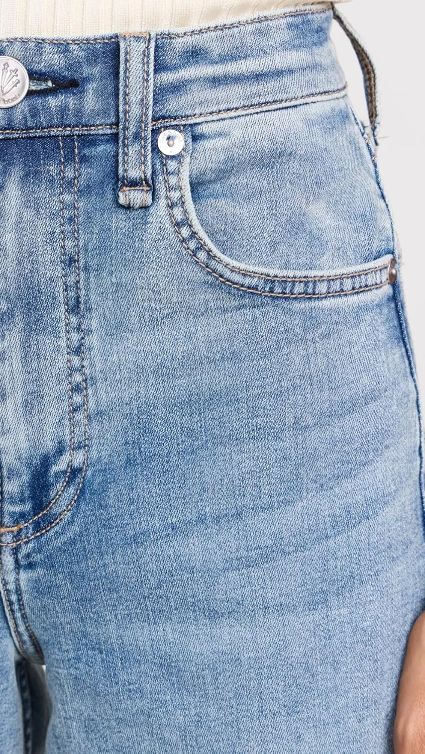 rag & bone Women's Flexi Sofie High Rise Full Length Wide Jeans