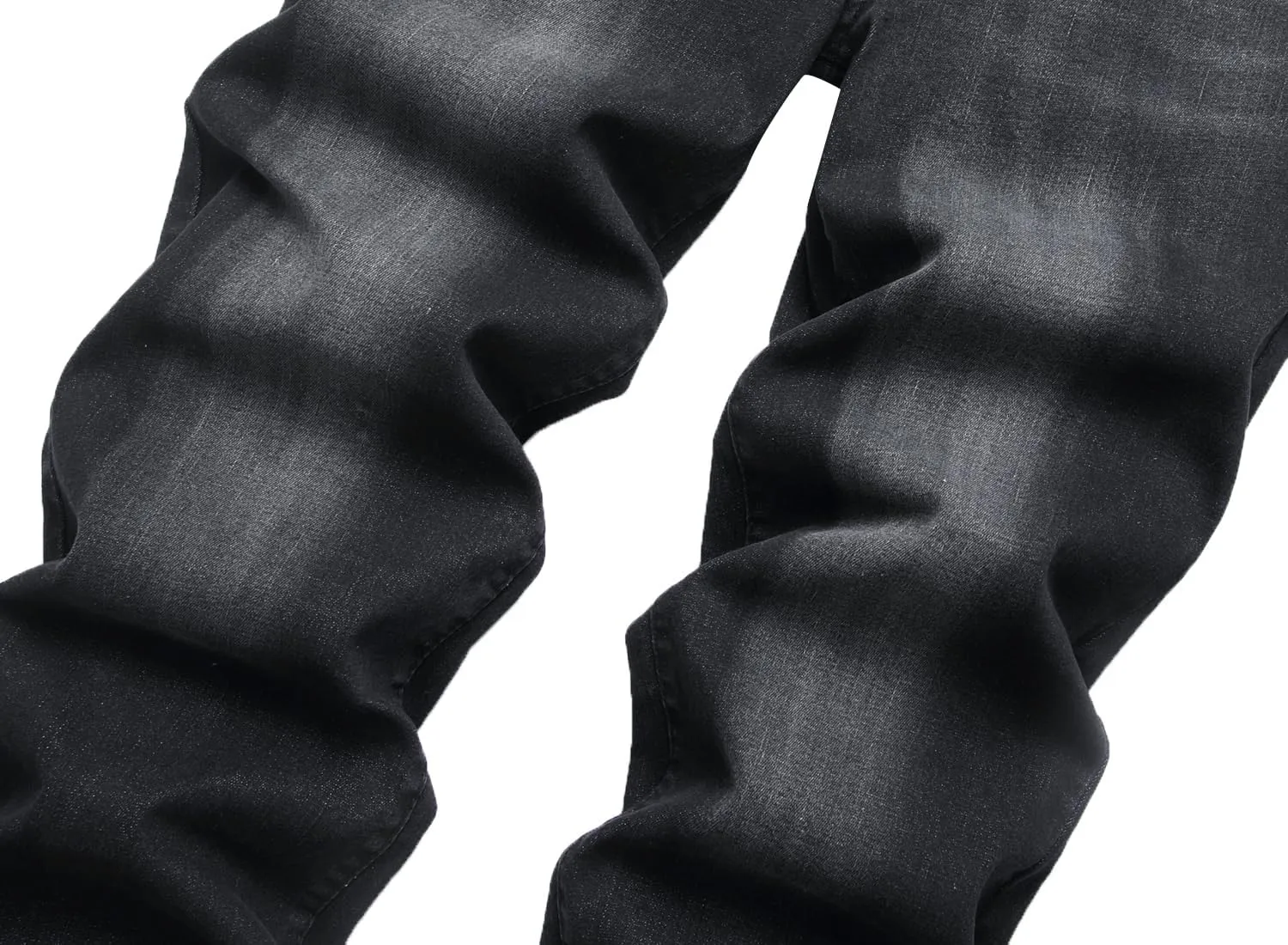 RANMCC Men's Baggy Jeans Loose Straight Fit Y2K Stretch Hip Hop Denim Casual Pants Jeans (Size 30-46)