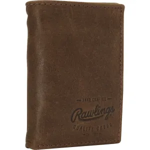 Rawlings Benton Park With Americana Baseball Interior Print Tri Fold Wallet