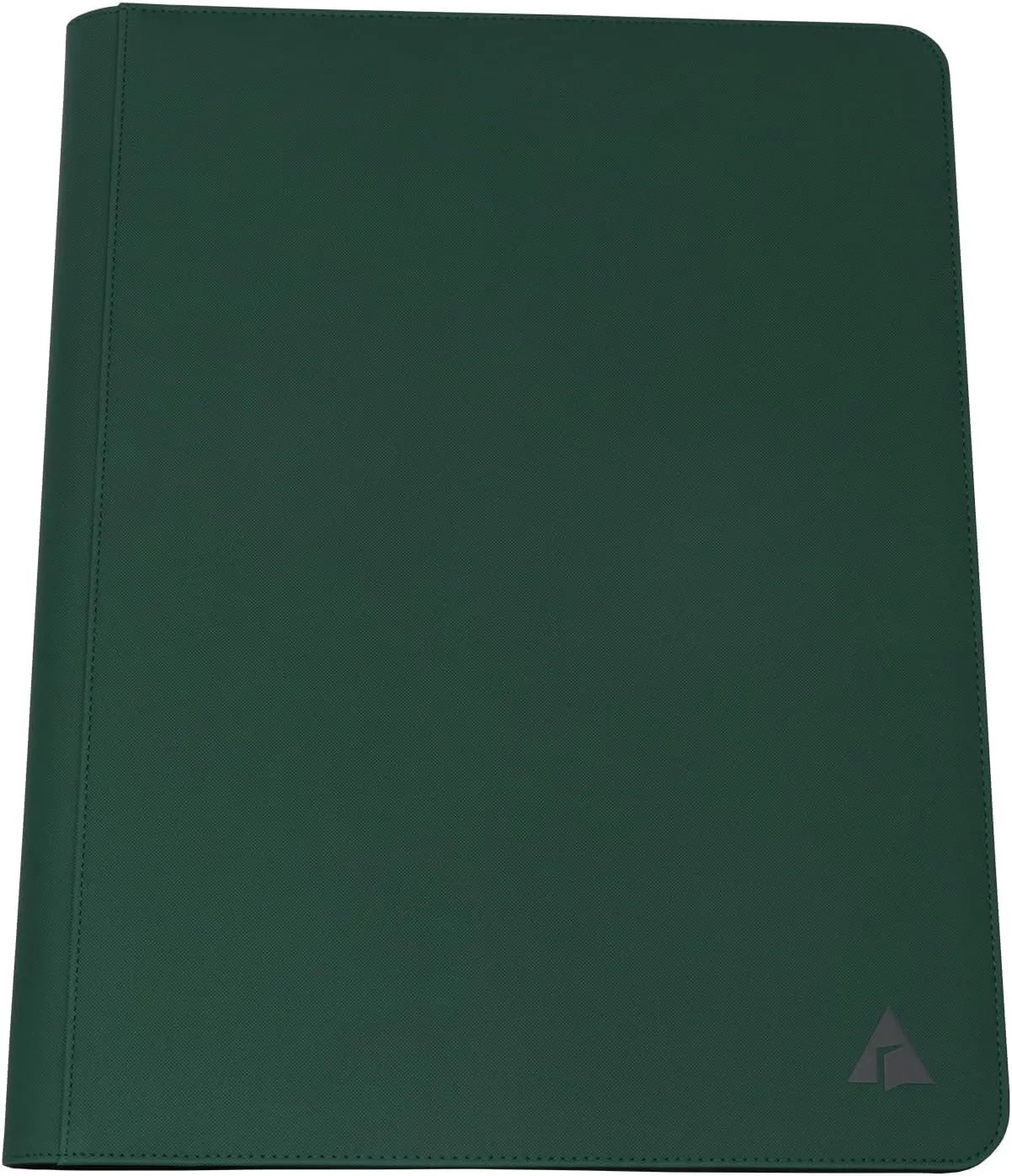 Rayvol 16-Pocket Toploader Binder, Holds 512 Toploaders 16 Pocket Top Loader Card Storage Case, 500   Ringless Double-Sided Pockets for Cards in 3 x 4'' Toploaders -Forest Green