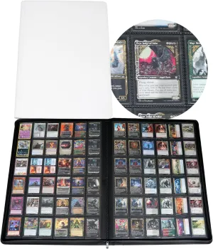 Rayvol Premium 2300 Pockets Card Binder, Large 36-Pocket 2000  Ringless Trading Card Album - Side Loading UltraSonic-362304 Tech Zip Binder for TCG -White