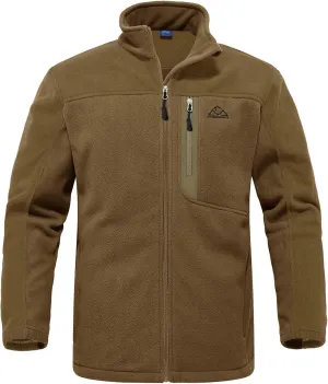 Rdruko Men's Fleece Jackets Full Zip Lightweight Outdoor Hiking Jackets Winter Coats