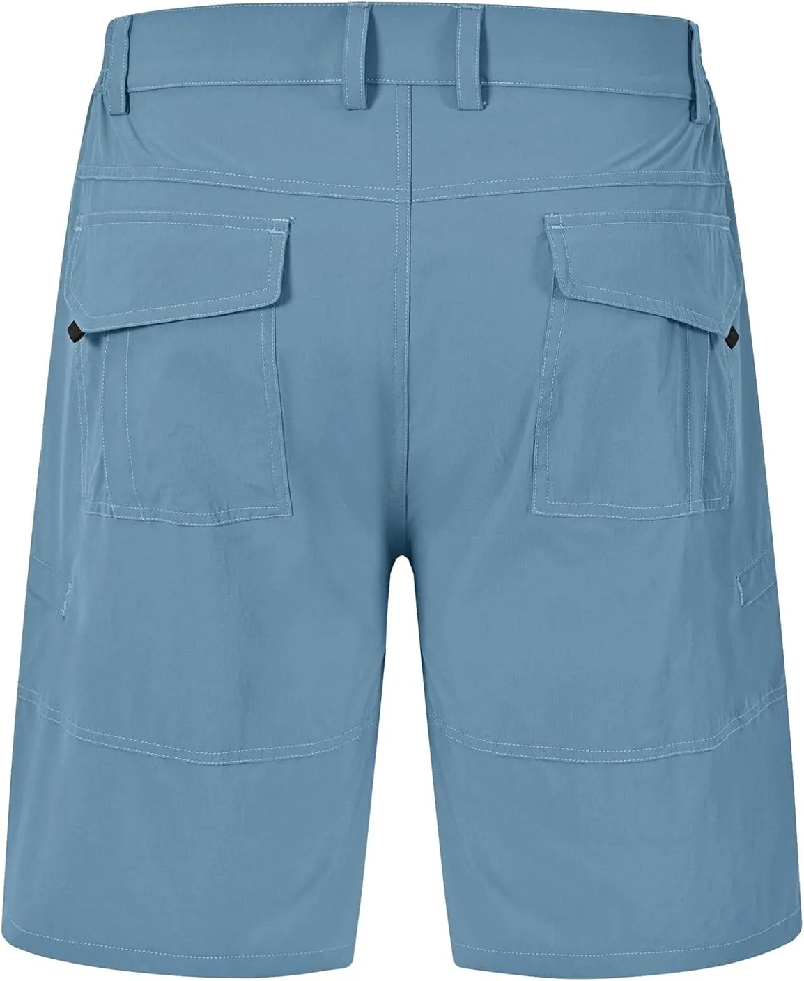 Rdruko Men's Hiking Cargo Shorts 9" Quick Dry Lightweight Outdoor Work Casual Travel Summer Shorts with 6 Zipper Pockets