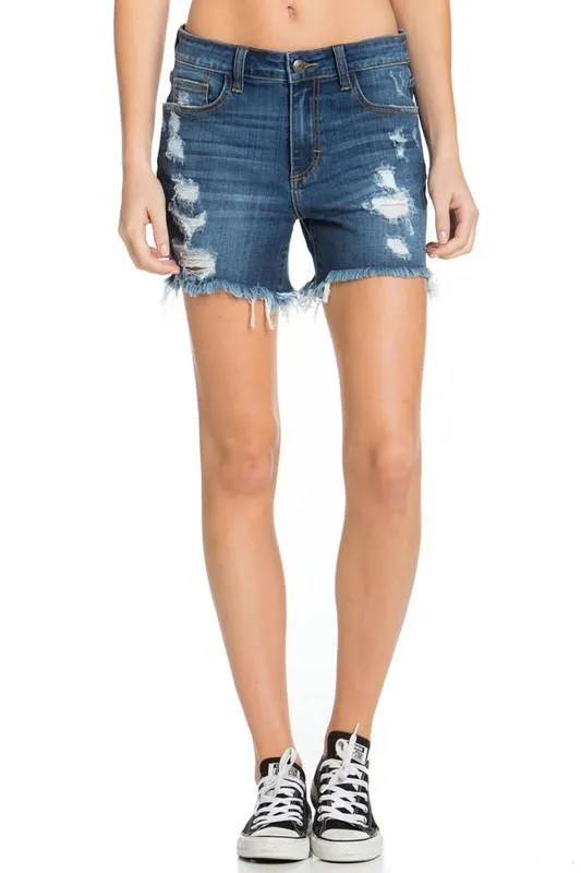 Reese Distressed Jean Shorts