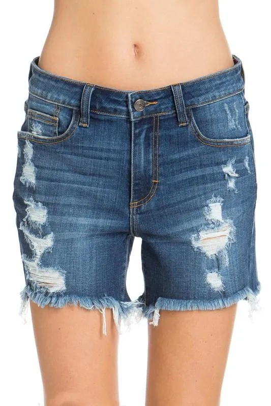 Reese Distressed Jean Shorts