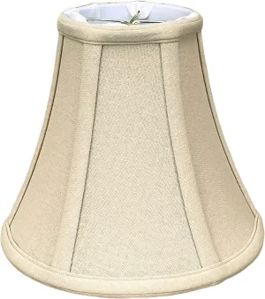 Royal Designs, Inc. "True Bell Lamp Shade with Flame Clip, Linen Beige, 3"" x 6"" x 6.25""" (BS-704FC-6LNBG)