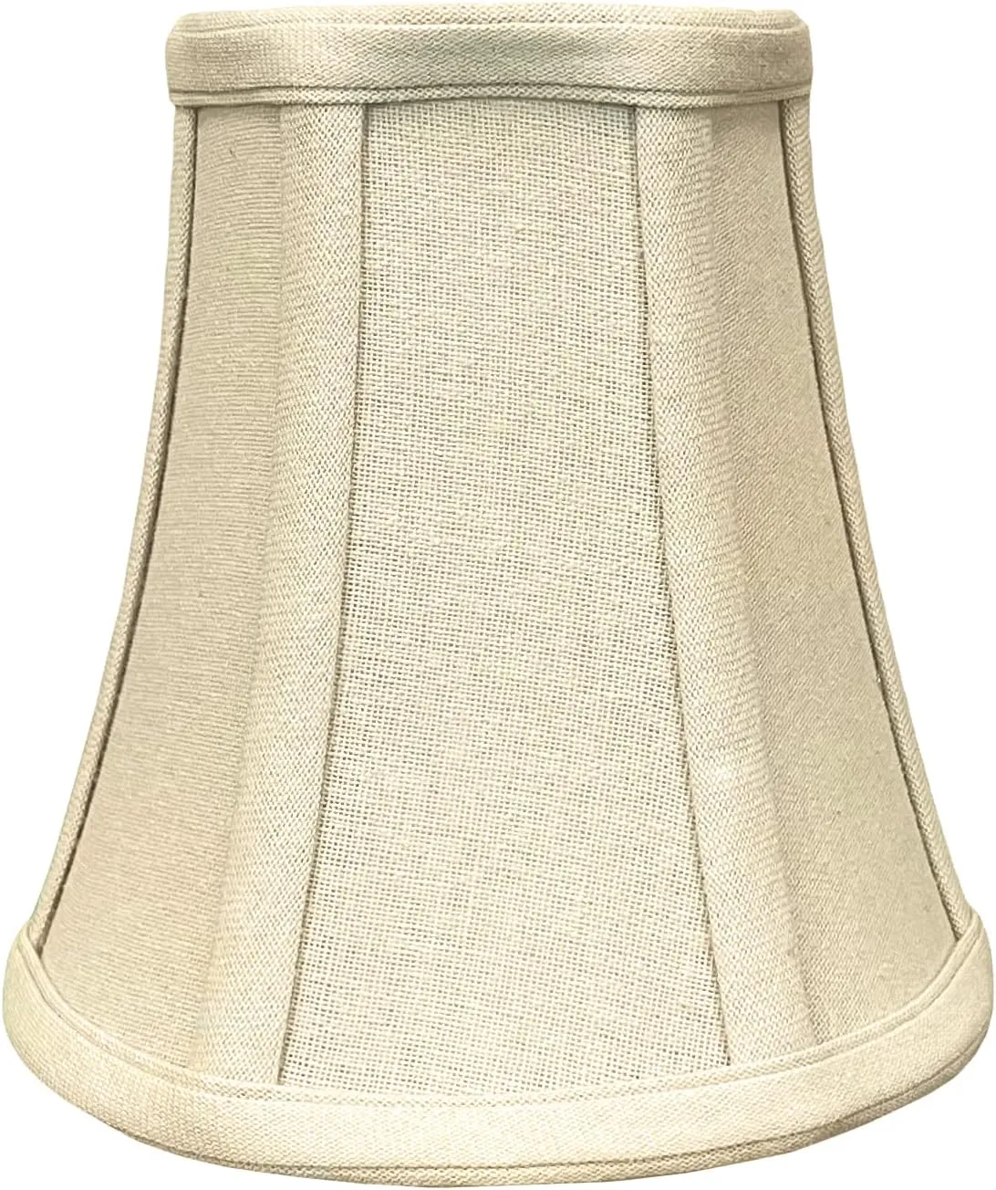 Royal Designs, Inc. "True Bell Lamp Shade with Flame Clip, Linen Beige, 3"" x 6"" x 6.25""" (BS-704FC-6LNBG)
