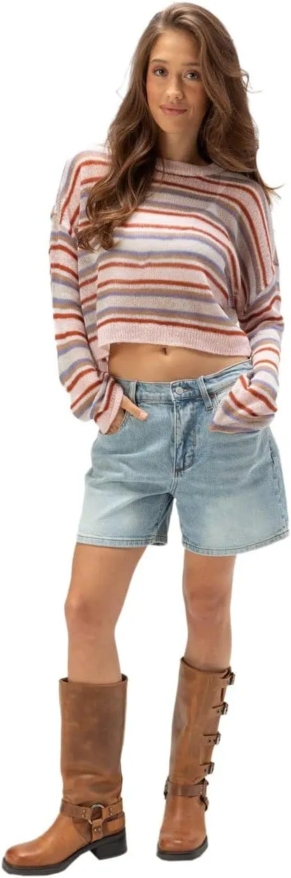Rsq Womens High Rise Midi Shorts