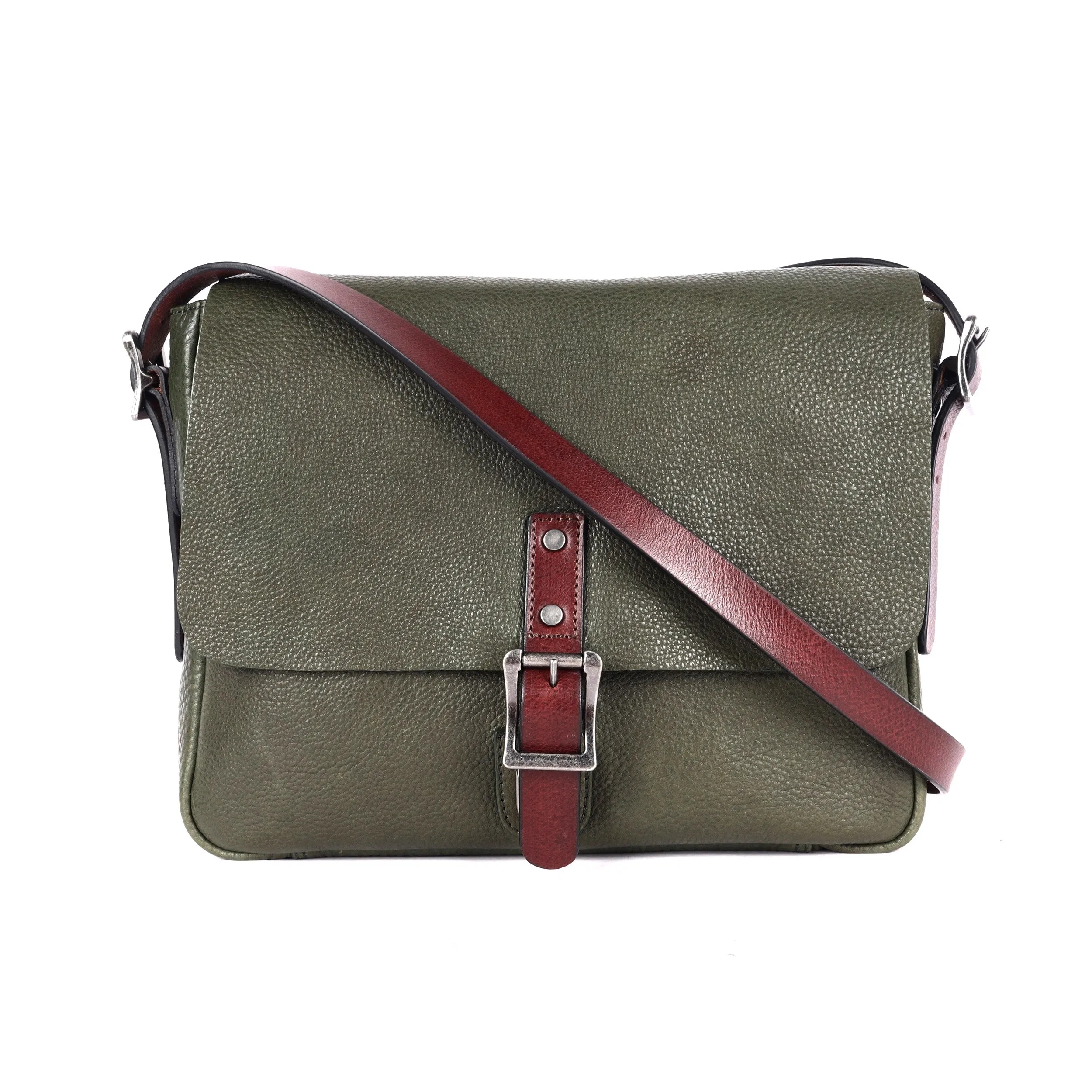 Rugged Hide Richmond Leather Bag Green