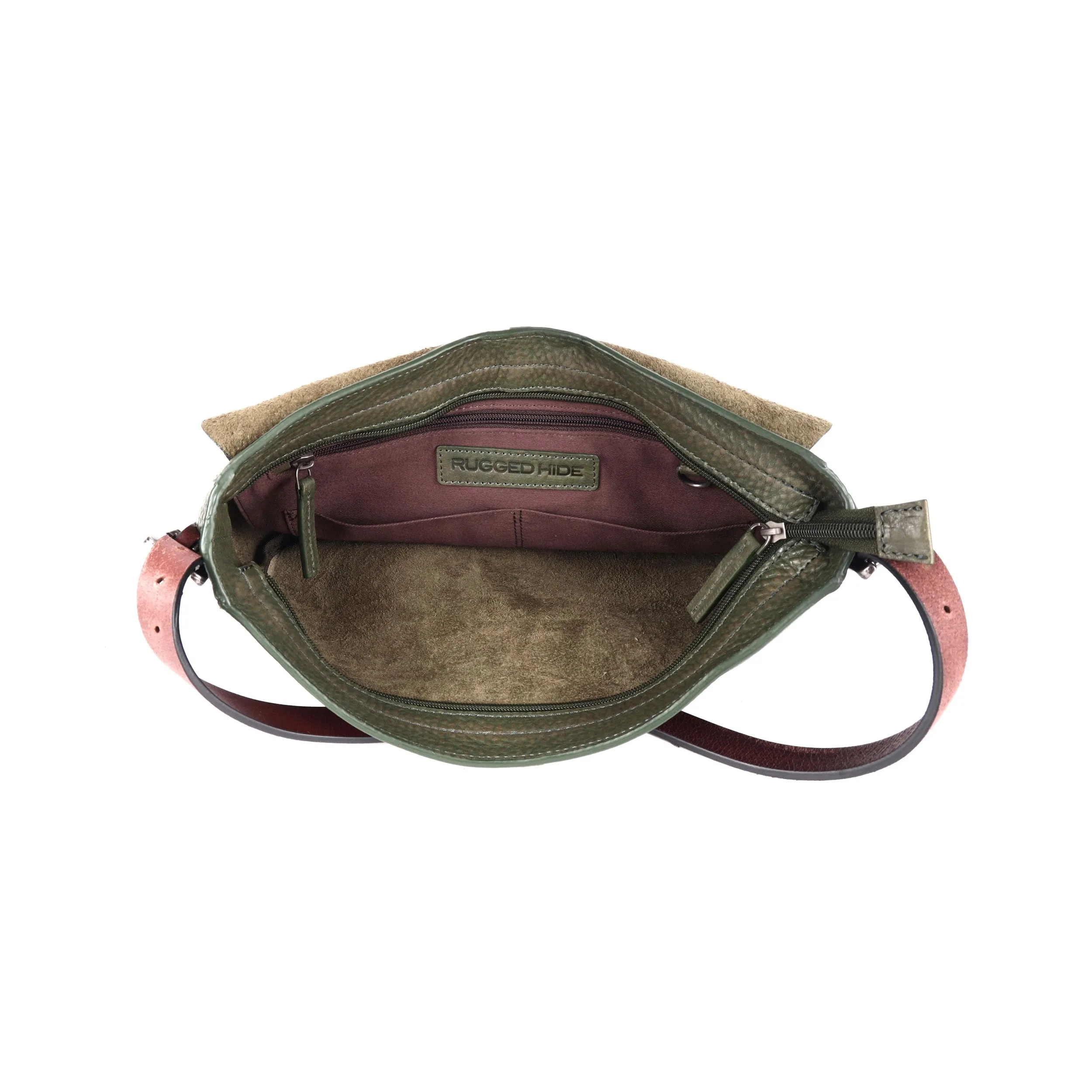 Rugged Hide Richmond Leather Bag Green