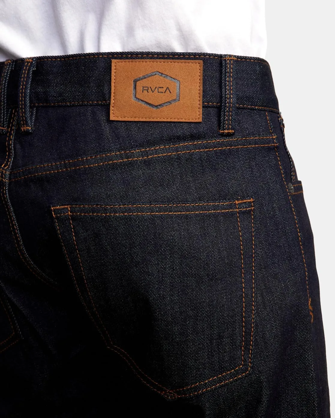 RVCA Mens Slim Fit Denim Pants
