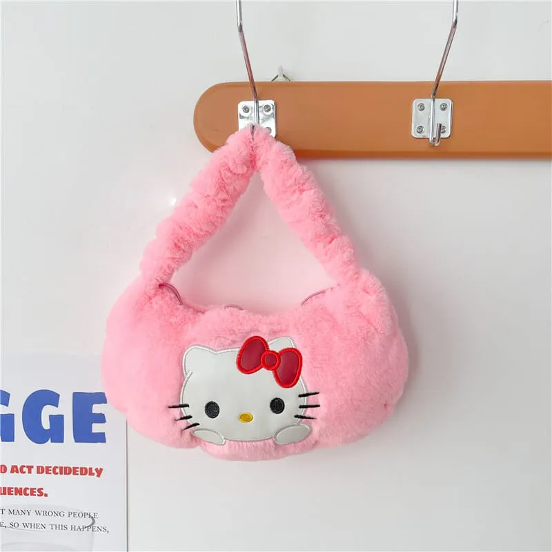Sanrio Cinnamoroll New Cartoon Plush Handbag(17047)