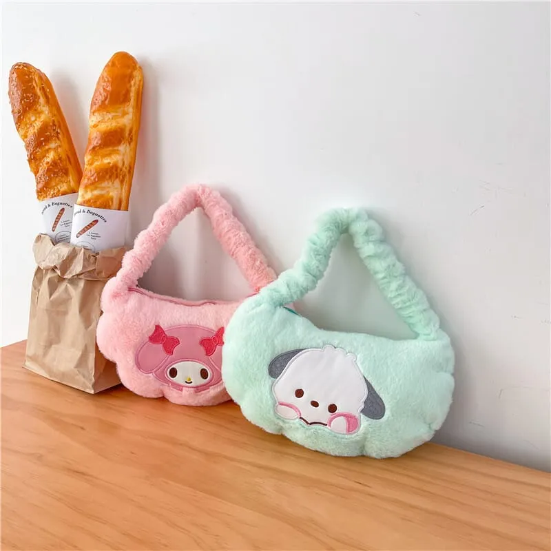 Sanrio Cinnamoroll New Cartoon Plush Handbag(17047)