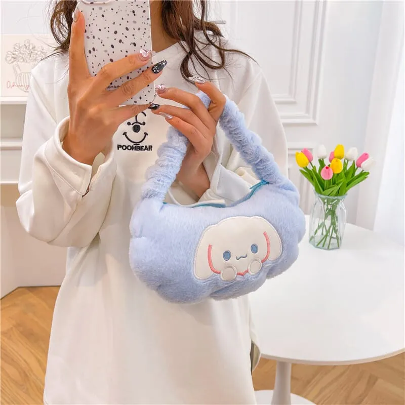 Sanrio Cinnamoroll New Cartoon Plush Handbag(17047)