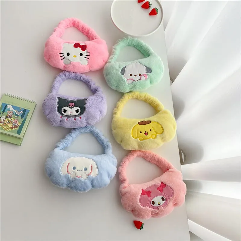 Sanrio Cinnamoroll New Cartoon Plush Handbag(17047)