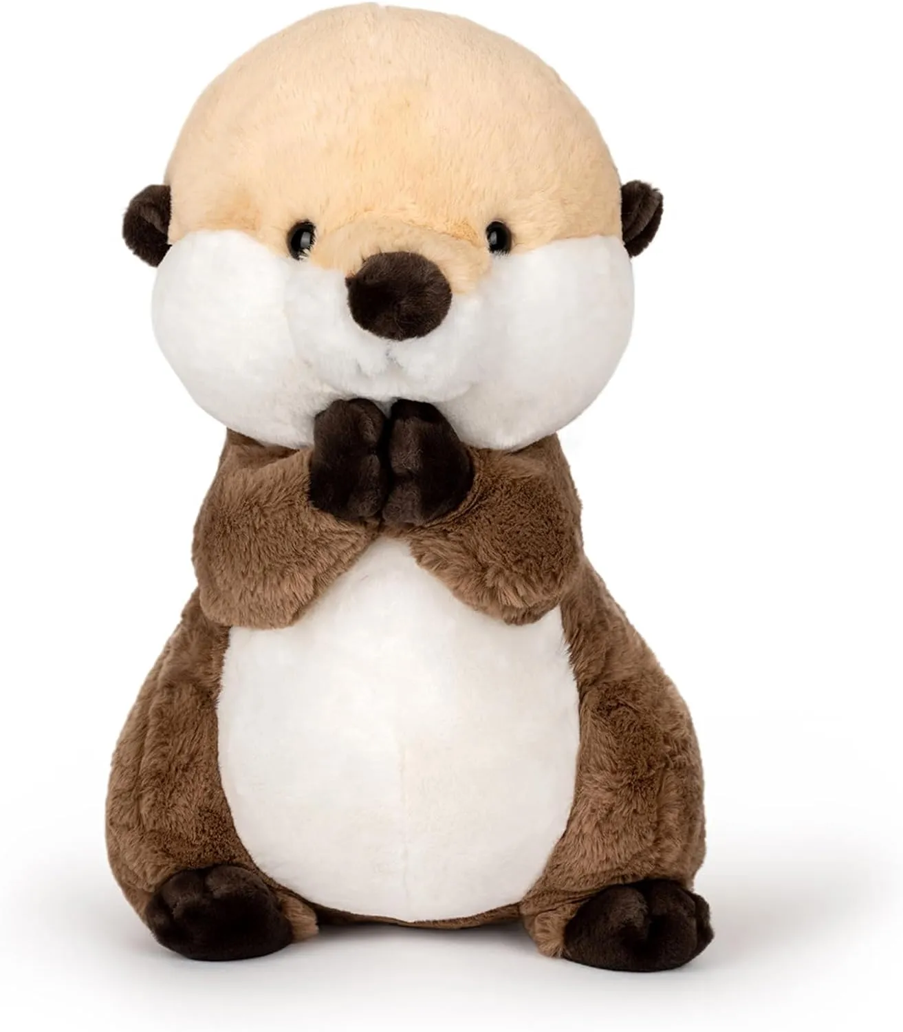 Sea Otter Stuffed Animal 15.7" Cute River Otter Plush Standing River Otter Plush Toy Christmas Birthday Gift for Kids Children Girls Boys