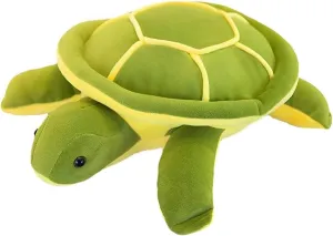 Sea Turtle Plushie Toy,18" Sea Turtle Stuffed Animals Plush Green Soft Plush Toys Hugging Pillows,Tortoise Plush Toys Doll Valentine's Day Birthday Gifts for Kids, Girls, Girlfriend (Green-18 inches)