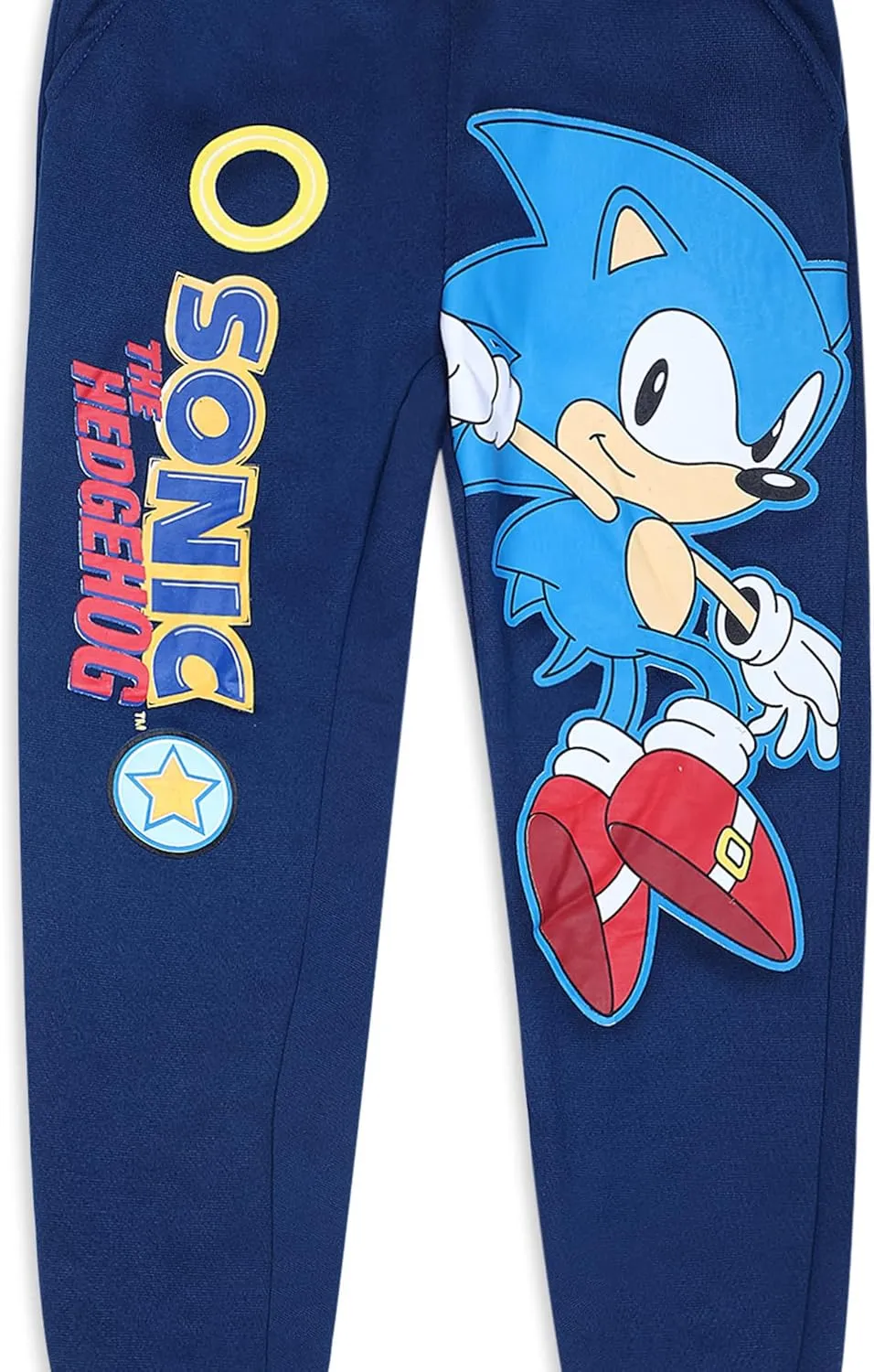 SEGA Sonic The Hedgehog Boys 2 Pack Joggers for Toddler and Little Kids – Multicolor