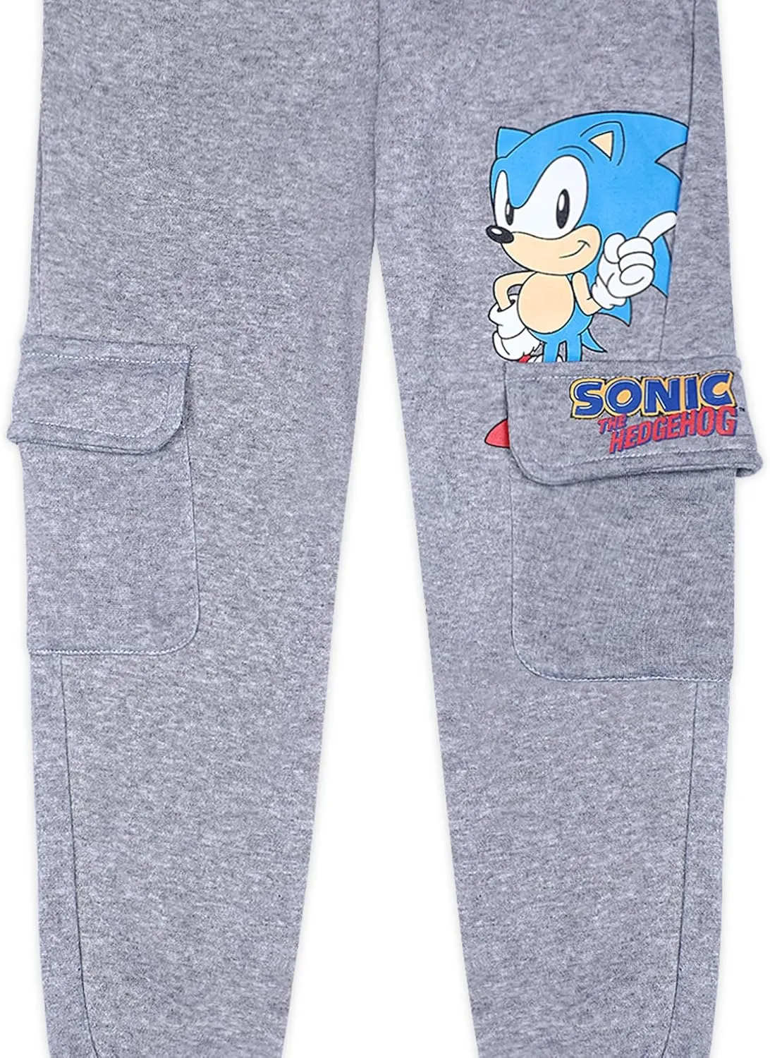 SEGA Sonic The Hedgehog Boys 2 Pack Joggers for Toddler and Little Kids – Multicolor